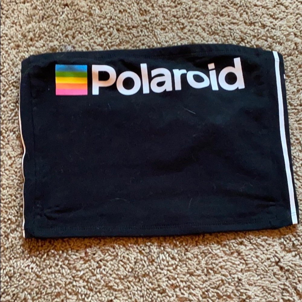 polaroid tube top